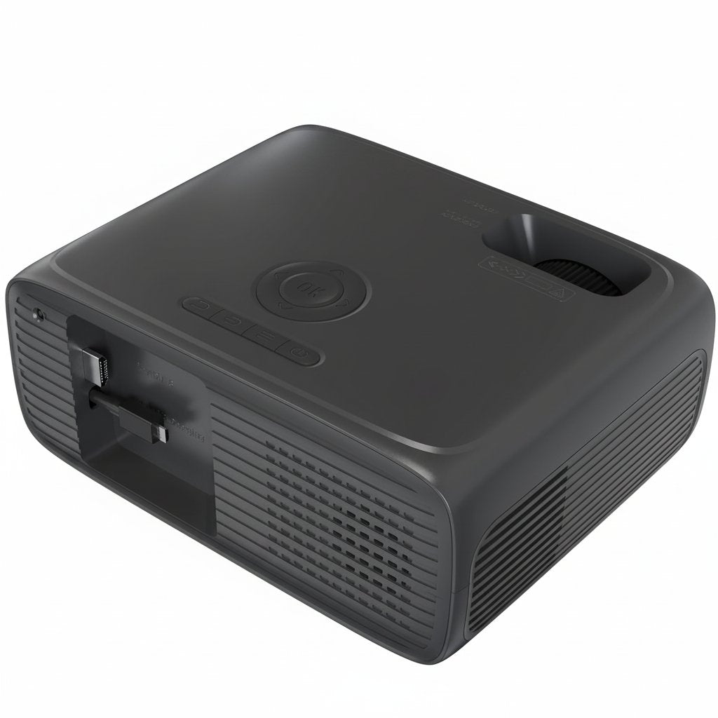 SC-282P KIT Full HD 1080P LED PROJECTOR with Bluetooth 150" Display, 3×HDMI, USB/SD, Keystone, Built-In Speaker, Includes 100" Screen, Tripod, HDMI & AV Cables – Home Theater Bundle