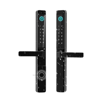 Smart Door Lock Engineered for Double Side Access, Fingerprint Recognition, IP55 Waterproof, 40-60mm Doors
