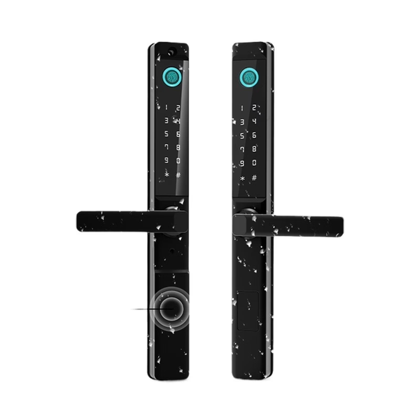 Smart Door Lock Engineered for Double Side Access, Fingerprint Recognition, IP55 Waterproof, 40-60mm Doors