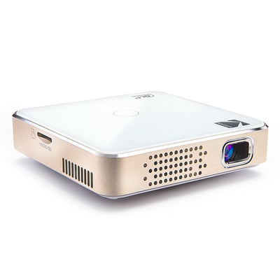 Ultra Mini Portable Projector - HD 1080P Support LED DLP Rechargeable Pico Projector - 100" Display, Built-In Speaker - HDMI, USB and Micro SD - Compatible with Iphone Ipad, Android Phones