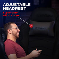 900 Gaming Recliner Chair with Footrest, Cup Holder and Swivel