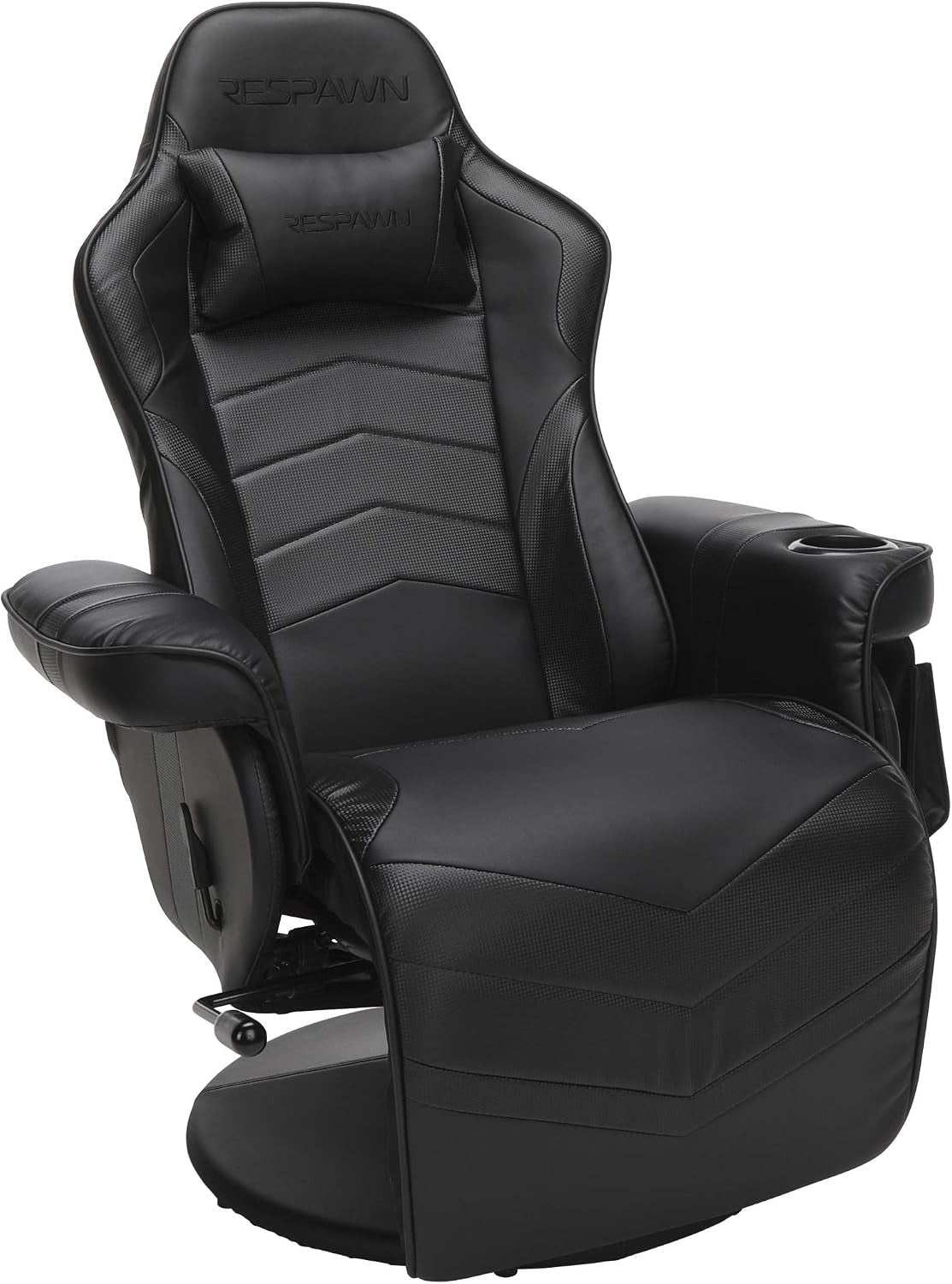 900 Gaming Recliner Chair with Footrest, Cup Holder and Swivel