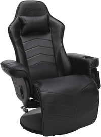 900 Gaming Recliner Chair with Footrest, Cup Holder and Swivel