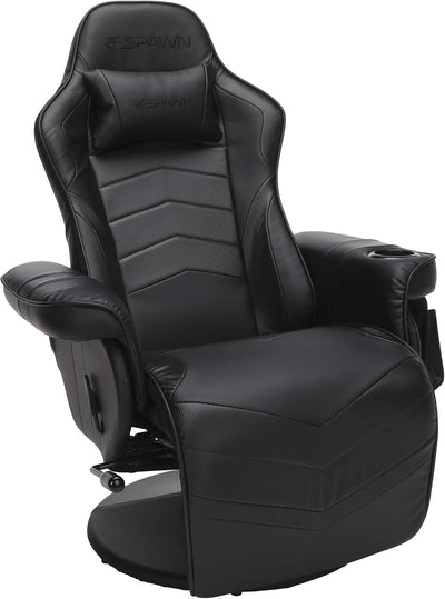 Gaming Recliner Chair Designed for Console Play, 360° Swivel, Built-in Cup Holder, 135° Recline, Footrest