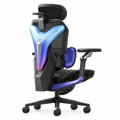 Ergonomic Gaming Chair Built to Support All-Day Comfort, 4D Lumbar Support, 140° Recline, 720° Armrests