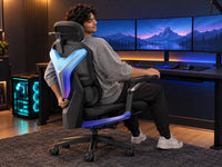 Ergonomic Gaming Chair Built to Support All-Day Comfort, 4D Lumbar Support, 140° Recline, 720° Armrests — Lifestyle