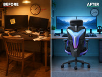 G7 Ergonomic Gaming Chair — Before & After